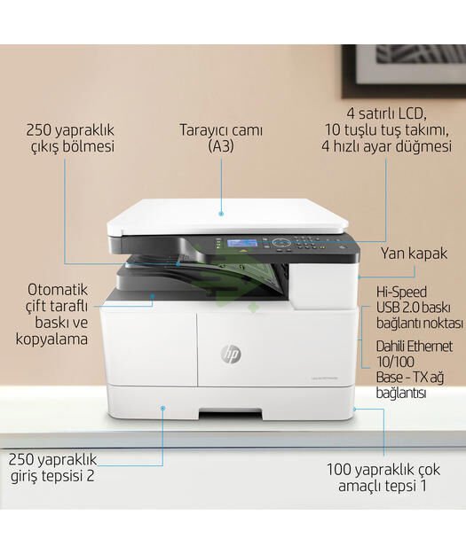 HP LaserJet M442dn MFP Printer