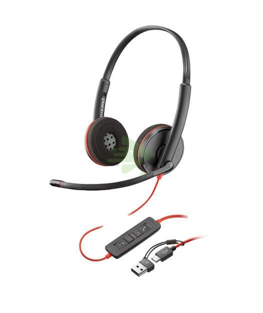 Poly BW 3225 USB-C HS +3.5mmP +USB-C/A