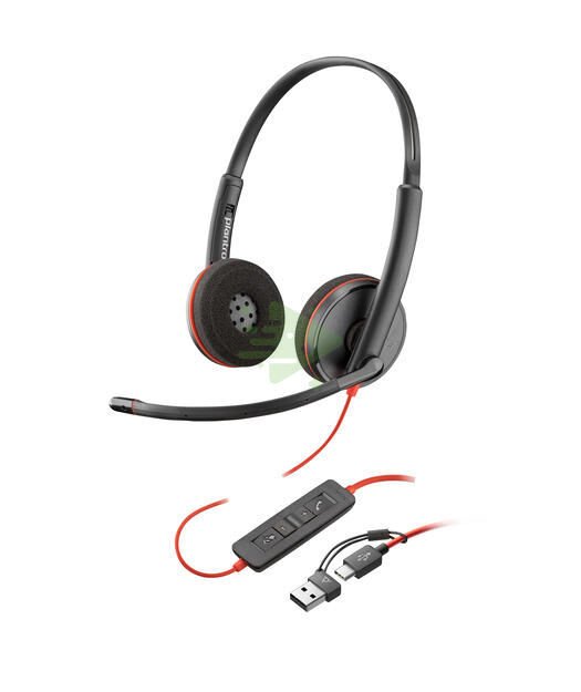 Poly BW 3225 USB-C HS +3.5mmP +USB-C/A