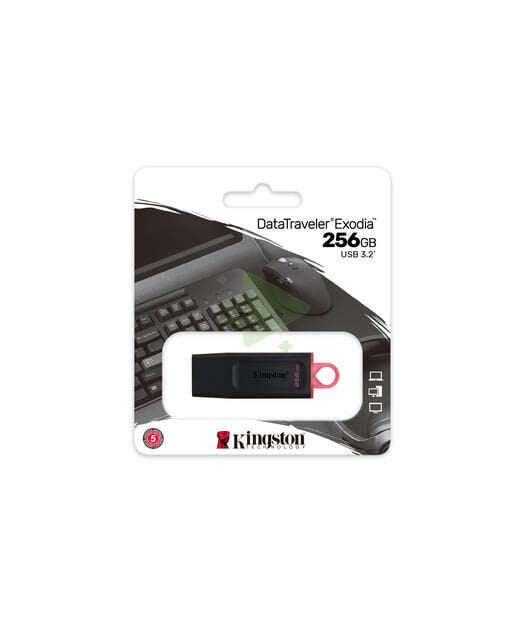 Kingston 256GB USB3.2 Gen1 DataTraveler Exodia (Black + Pink)