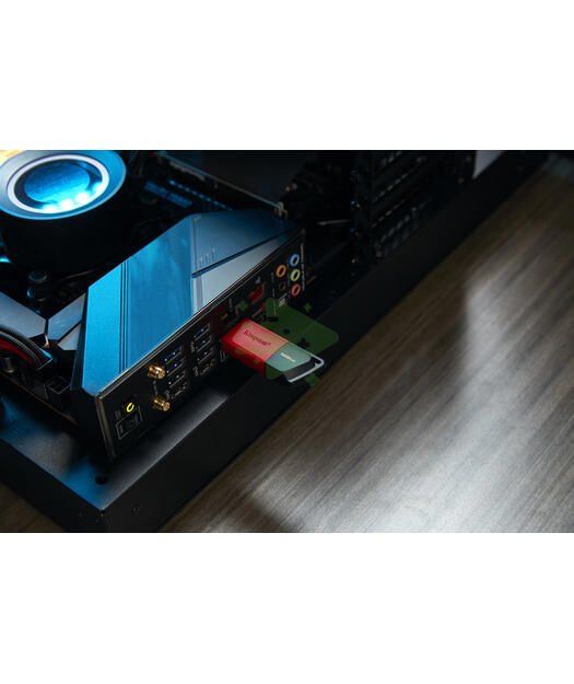 128GB USB 3.2 Gen 1 DataTravelerExodia M (Black + Red)