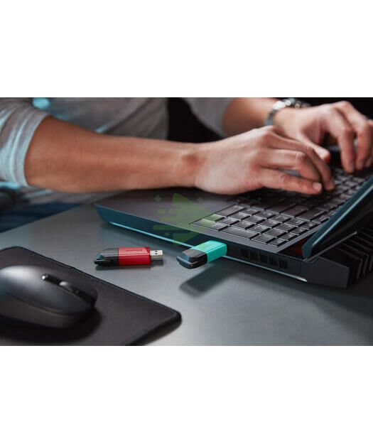 128GB USB 3.2 Gen 1 DataTravelerExodia M (Black + Red)