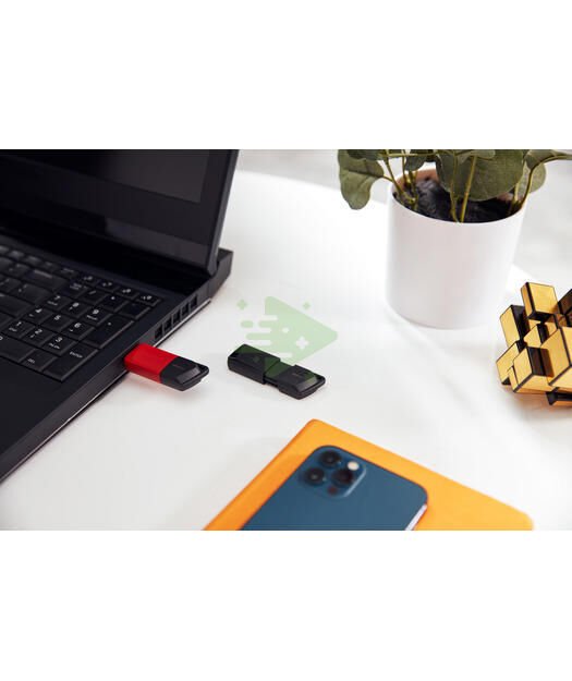 128GB USB 3.2 Gen 1 DataTravelerExodia M (Black + Red)