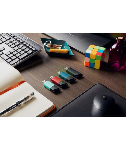 64GB USB 3.2 Gen 1 DataTravelerExodia M (Black + Blue)