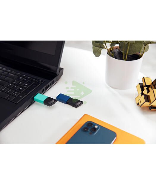 64GB USB 3.2 Gen 1 DataTravelerExodia M (Black + Blue)