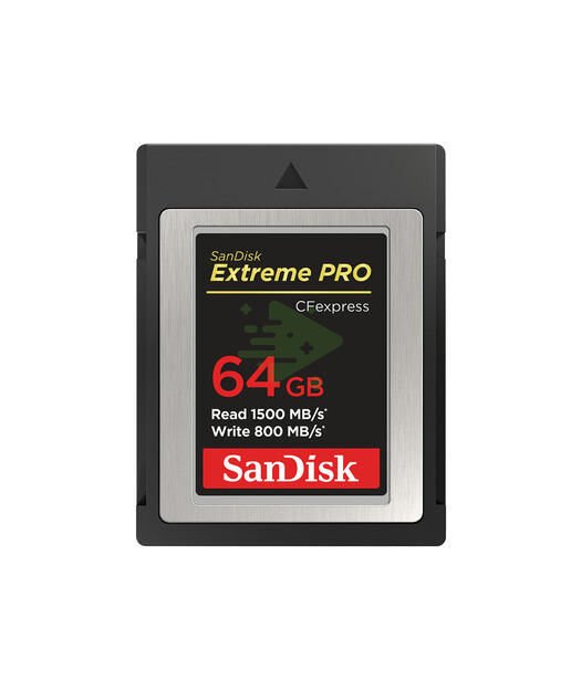 SanDisk Extreme PRO CFexpress Card Type B, 64GB, 1500MB/s Read, 800MB/s Write