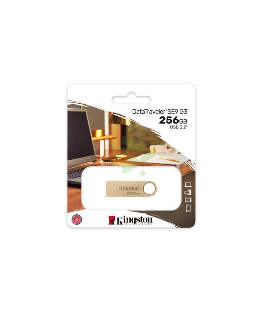 Kingston 256GB 220MB/s Metal USB 3.2 Gen 1 DataTraveler SE9 G3
