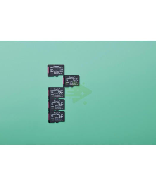 256GB microSDXC Canvas Select Plus Gen3 150MB/s A1 Card + Adapter