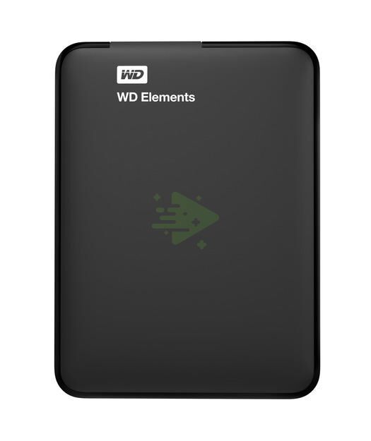 WD ELEMENTS PORTABLE 4TB BLACK 2.5' 128mb