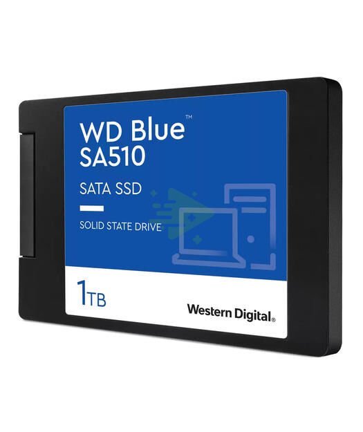 WD Blue SA510 SATA SSD 1TB 2,''/7 mm kasalı