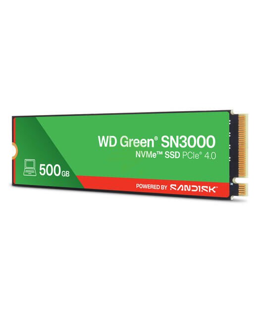 WD Green SN3000 NVMe SSD - 500GB