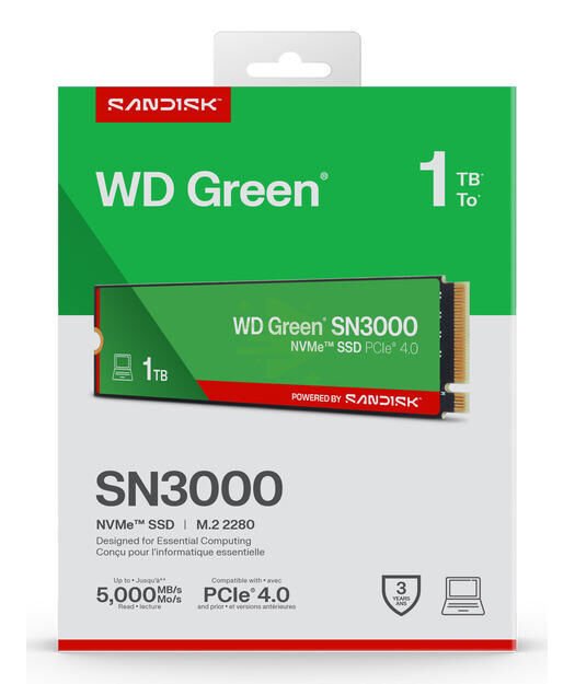 WD Green SN3000 NVMe M.2 1TB