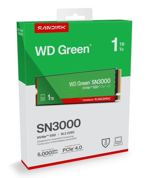 WD Green SN3000 NVMe M.2 1TB