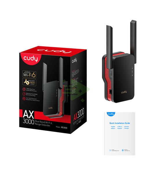 CUDY AX3000 WiFi 6 Mesh Repeater