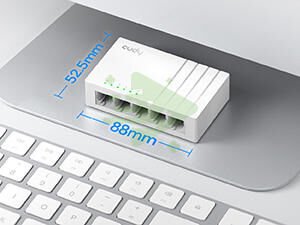 CUDY 5-Port 10/100 Mbps Desktop Switch
