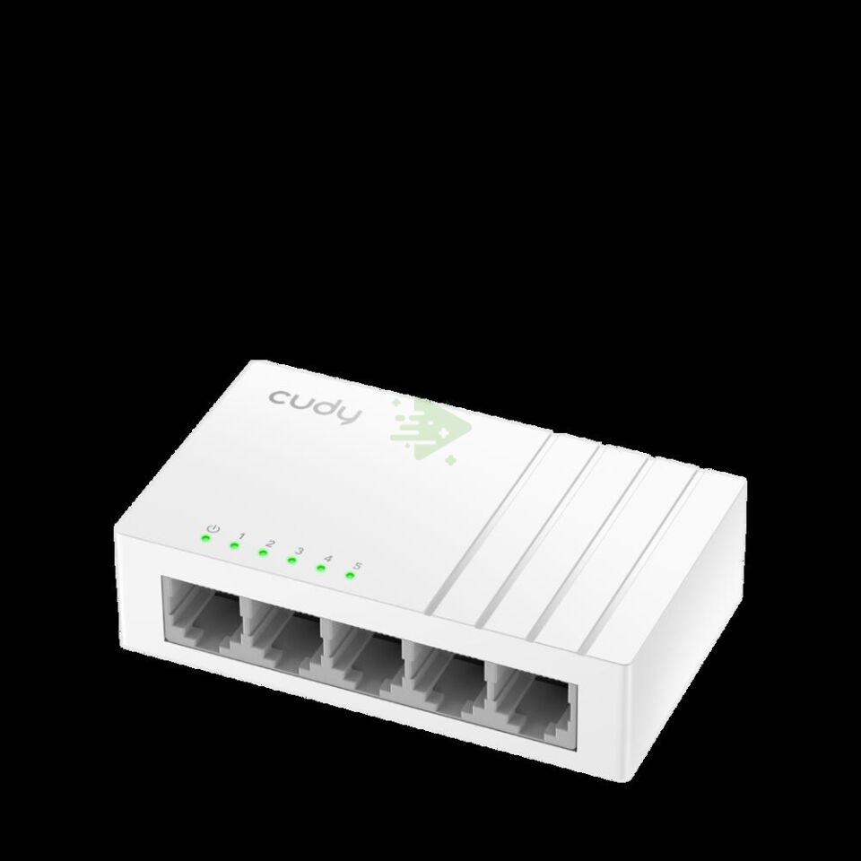 CUDY 5-Port 10/100 Mbps Metal Switch
