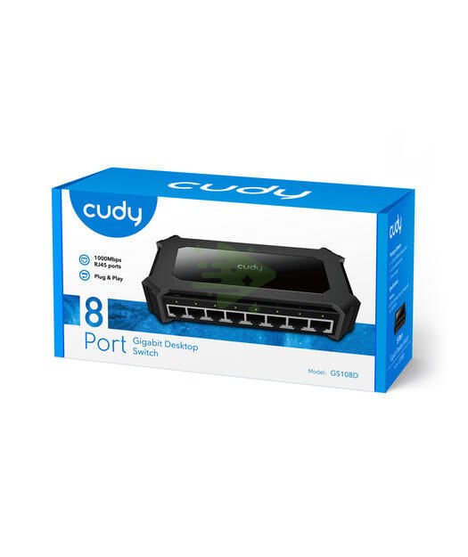 CUDY 8-Port Gigabit Desktop  Switch