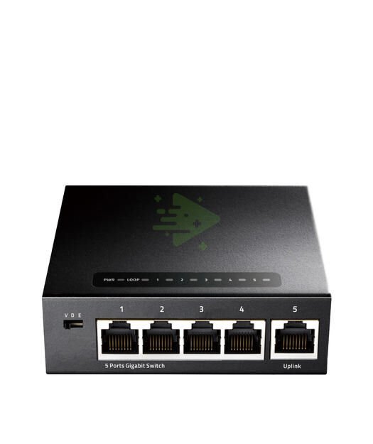 CUDY 5-Port Gigabit Metal  Switch