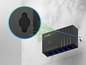 CUDY 5-Port Gigabit Desktop Switch