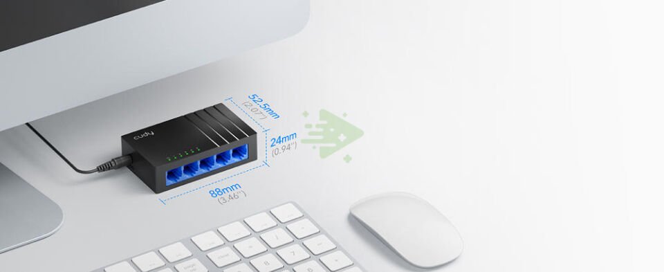 CUDY 5-Port Gigabit Desktop Switch