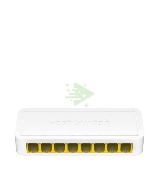 CUDY 8-Port 10/100 Mbps Desktop Switch