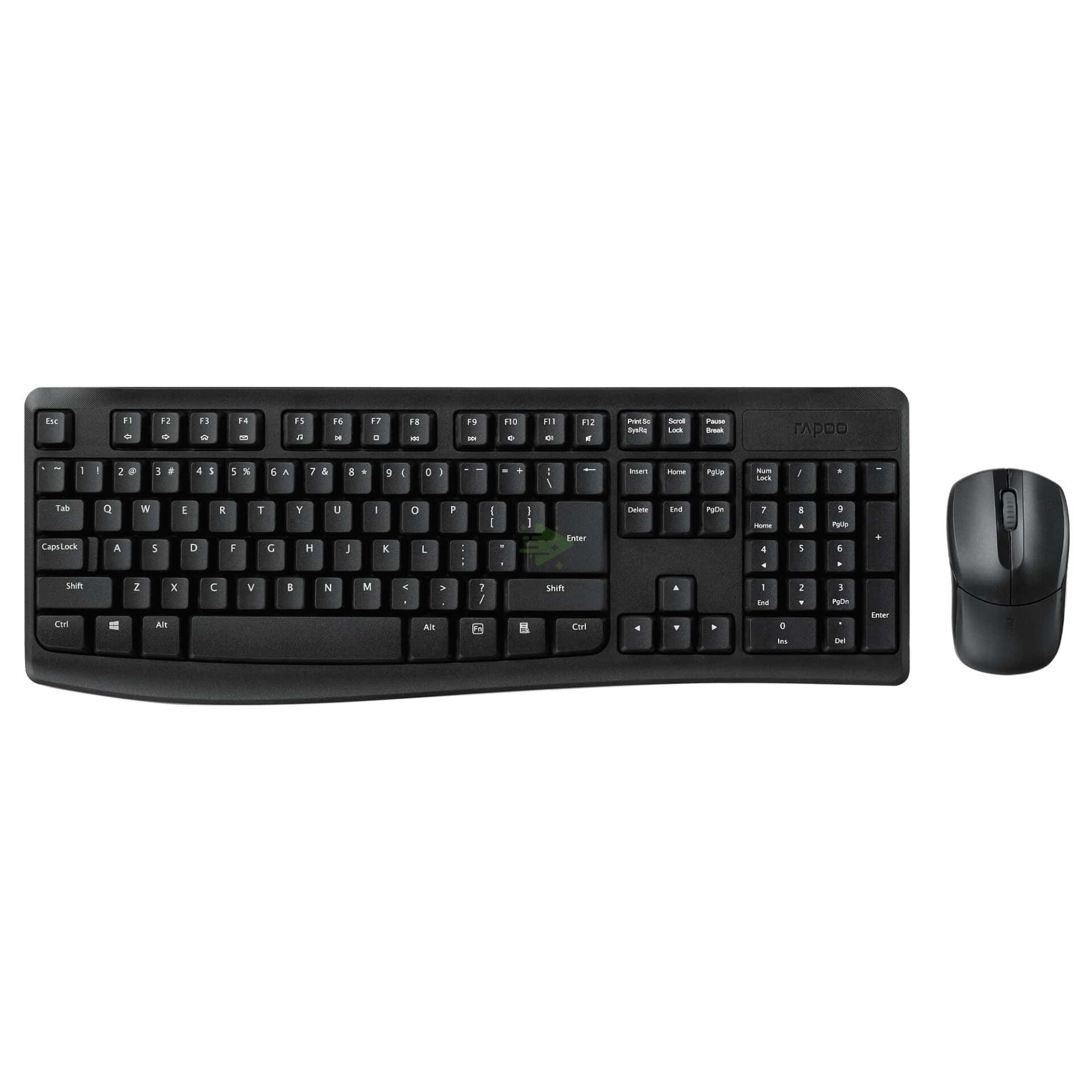 RAPOO 13387 X1800Pro WRL TR KLAVYE MOUSE SET SİYAH
