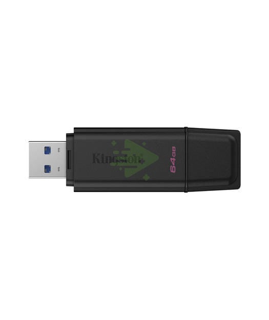 Kingston 64GB Portable USB 3.2 Gen 1 DataTraveler Exodia Black
