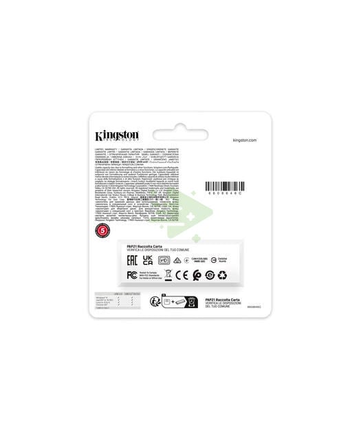 Kingston 64GB Portable USB 3.2 Gen 1 DataTraveler Exodia Black