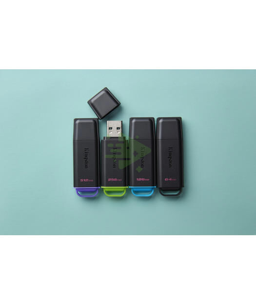 Kingston 512GB Portable USB 3.2 Gen 1 DataTraveler Exodia Black/Purple