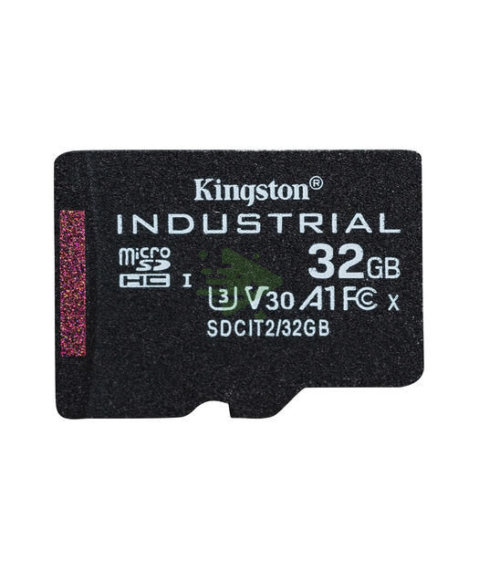 32GB microSDHC Industrial C10 A1 pSLC Card + SD Adapter