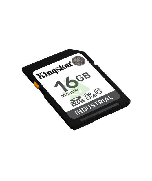 16GB SDHC Industrial -40C to 85C C10 UHS-I U3 V30 A1 pSLC