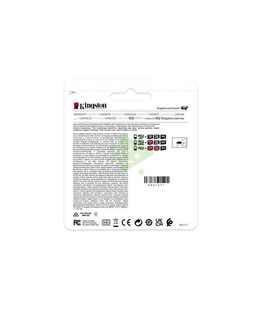 16GB microSDHC Industrial C10 A1 pSLC Card + SD Adapter