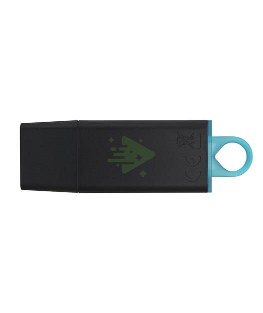 Kingston 64GB USB 3.2 Exodia DataTraveler Exodia (Black + Teal)