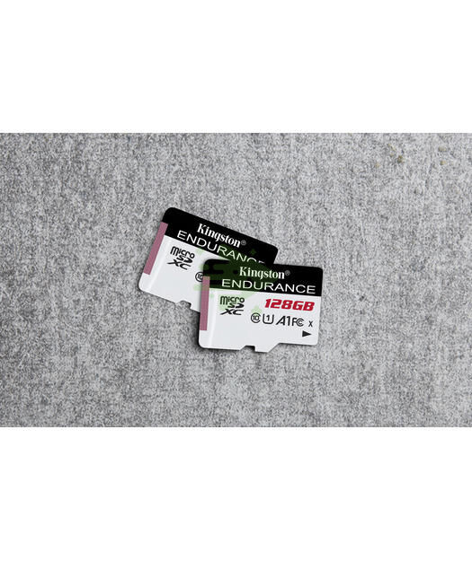 Kingston 128GB microSDHC Endurance 95R/45W C10 A1 UHS-I Card Only