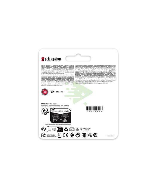 Kingston 256GB Canvas React Plus V60