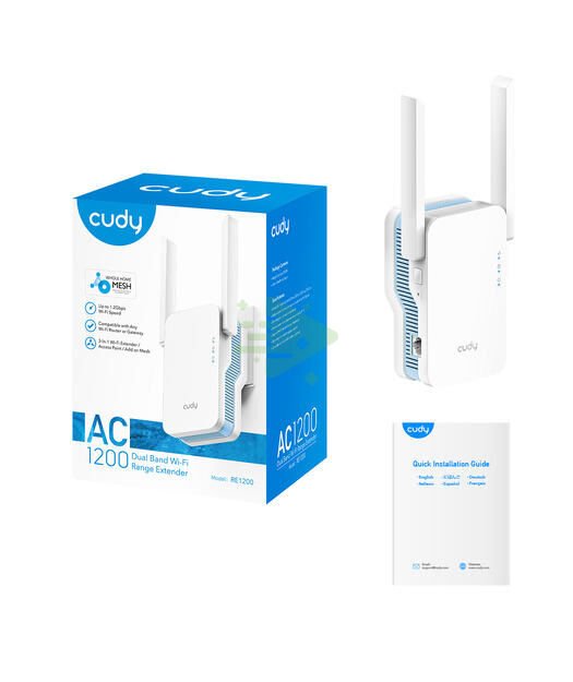 CUDY AC1200 WiFi Mesh Repeater
